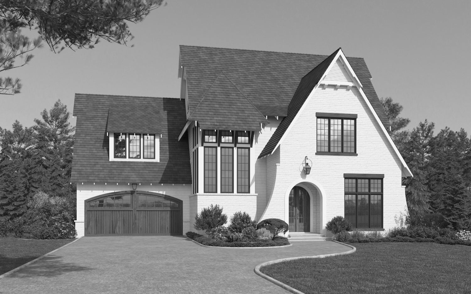 Zion Front Elevation Rendering
