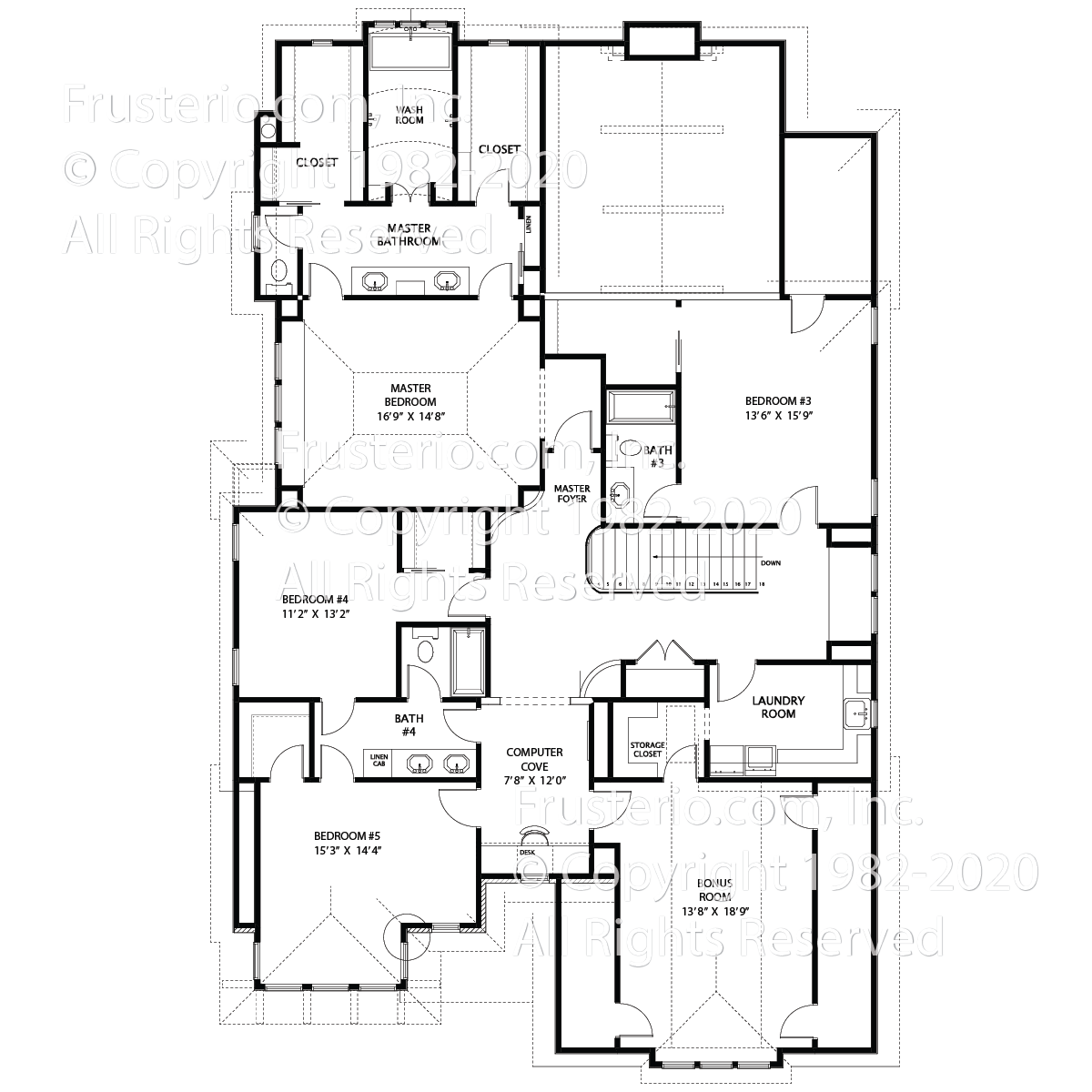 Chase House Plan 2nd Floor