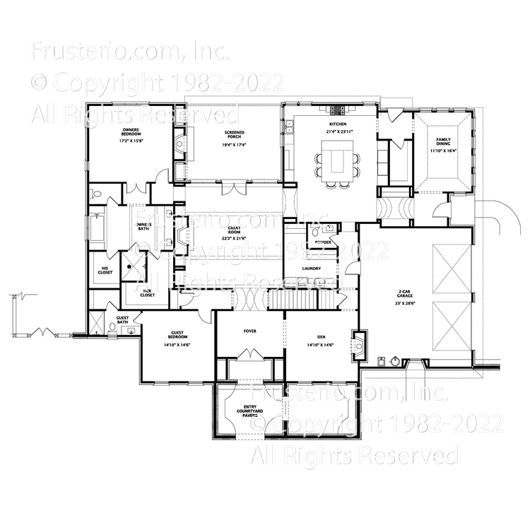 Georgia House Plan First Floor Plan
