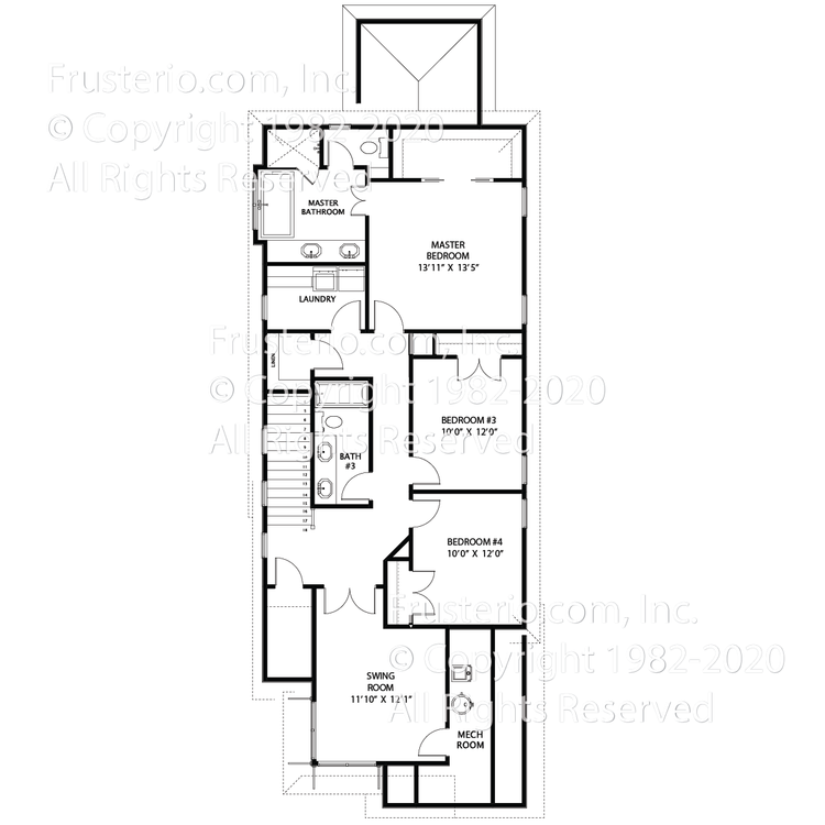 Grey House Plan 2nd Floor