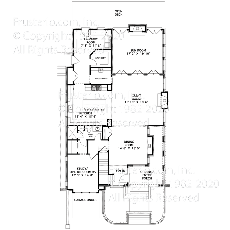 Gallagher House Plan First Floor Plan