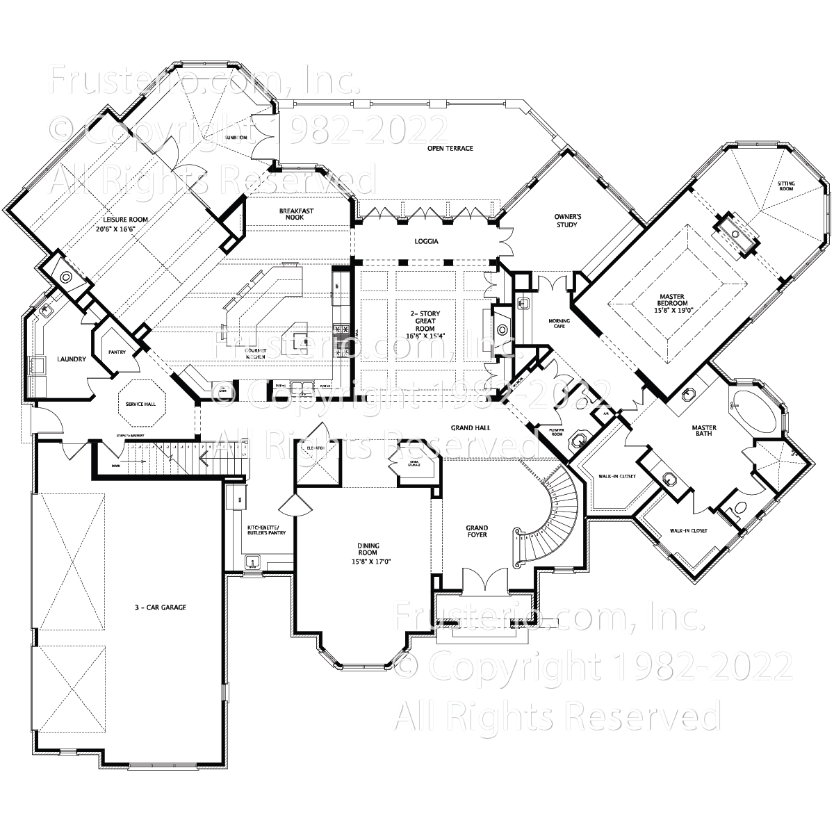 Denson House Plan First Floor Plan