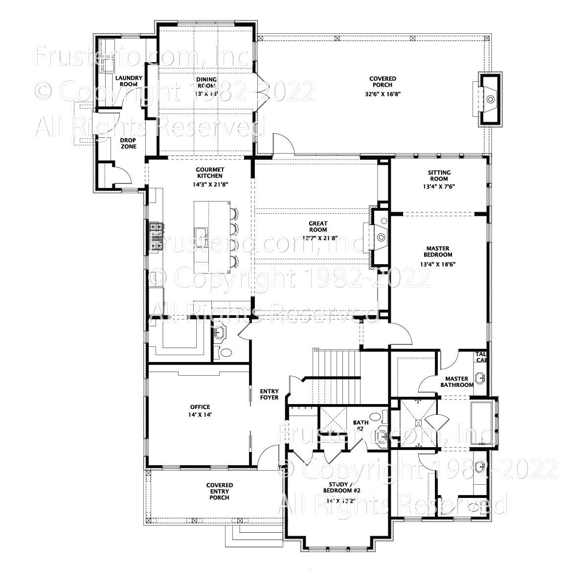 Rayna House Plan First Floor Plan