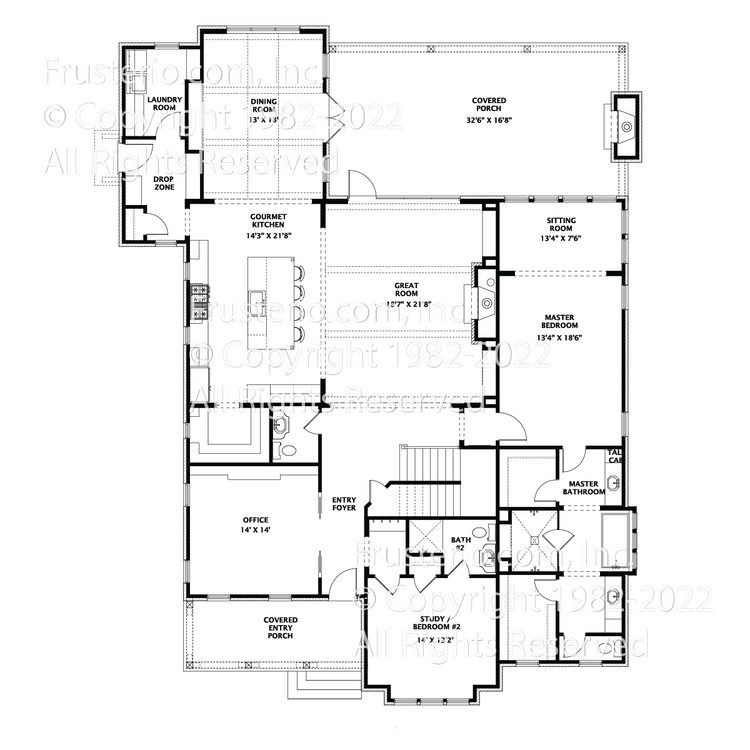 Rayna House Plan First Floor Plan