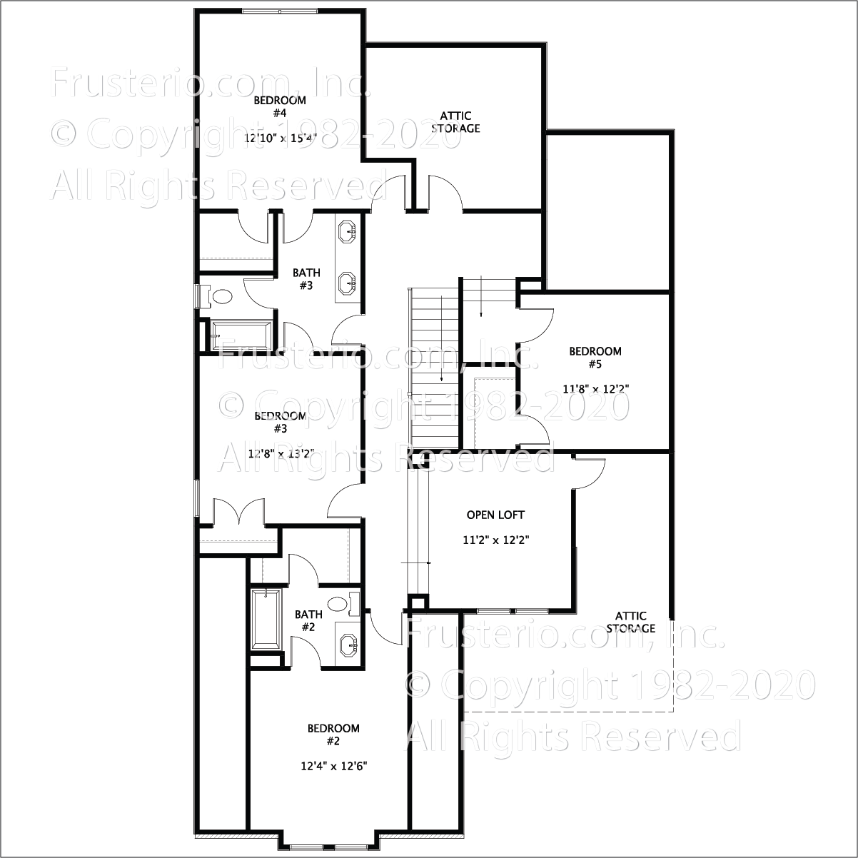 Lincoln House Plan 2nd Floor