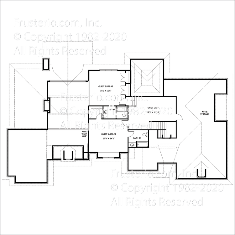 Cloverleaf House Plan 2nd Floor