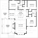 Davidson House Plan First Floor Plan