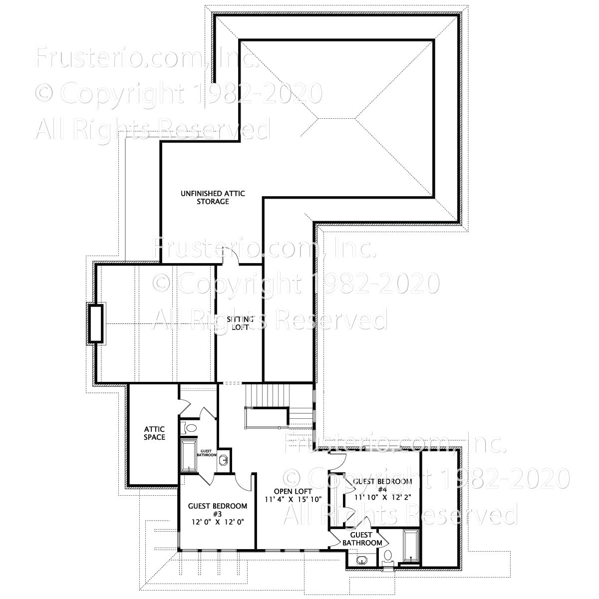Willow House Plan 2nd Floor