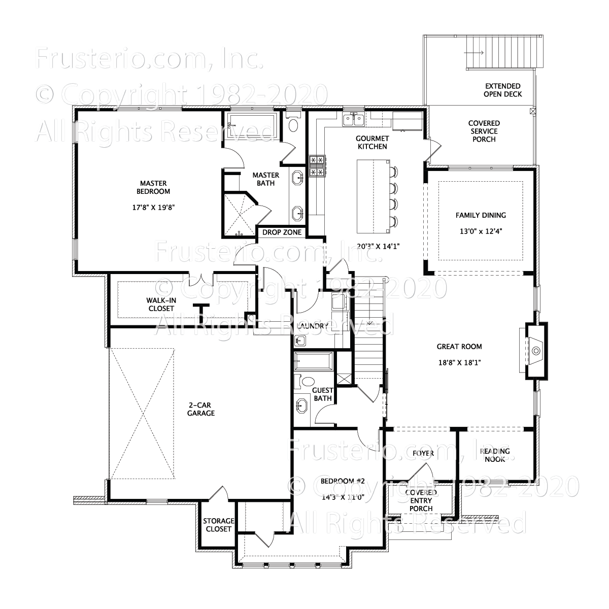 Maren House Plan First Floor Plan