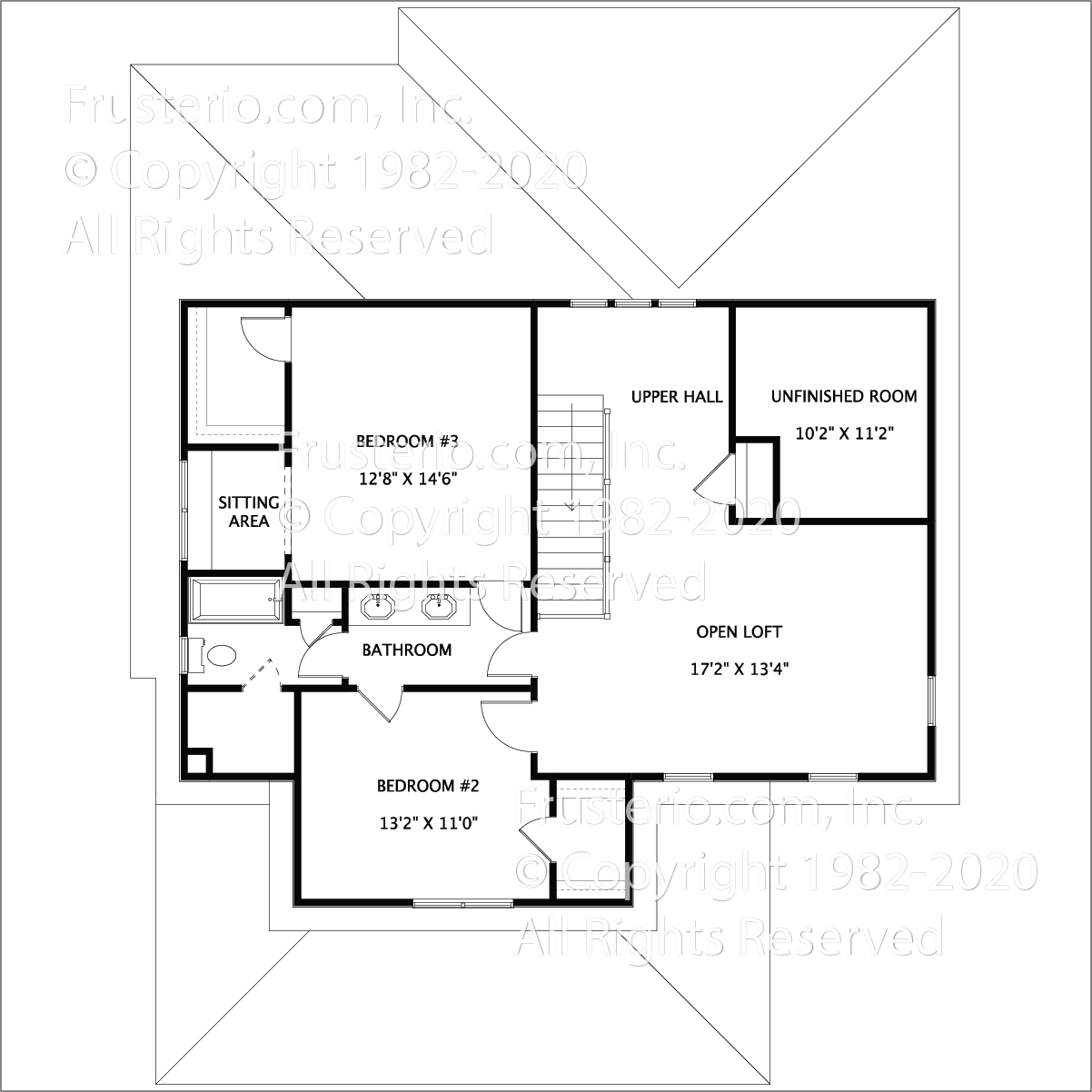 Davenport House Plan 2nd Floor