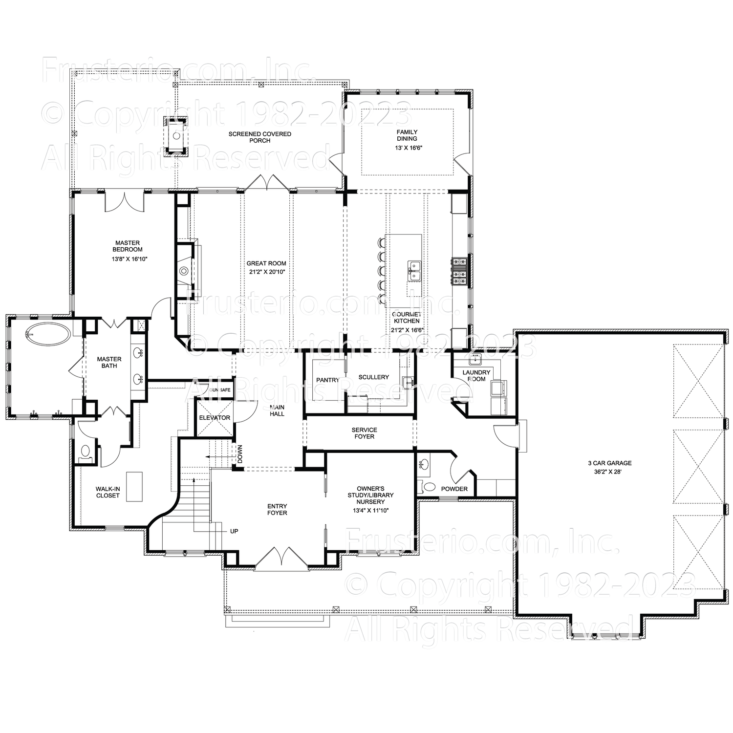 Miller House Plan First Floor Plan