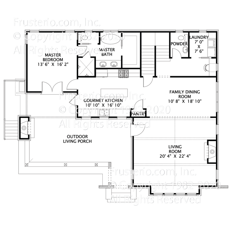 Gabby House Plan First Floor Plan