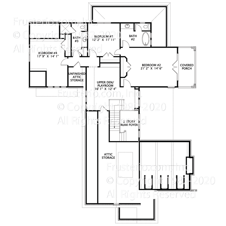 Xavier House Plan 2nd Floor