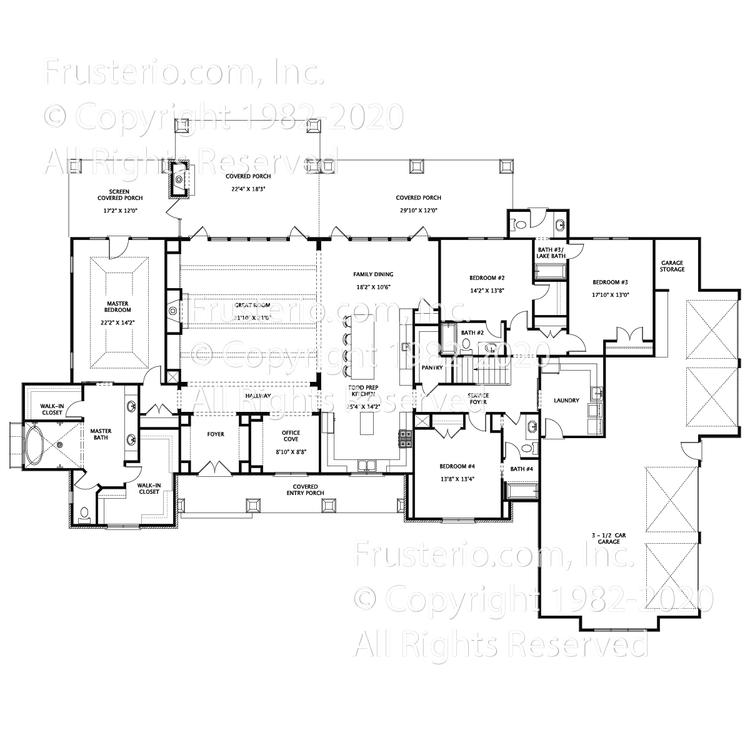 Dryden House Plan First Floor Plan