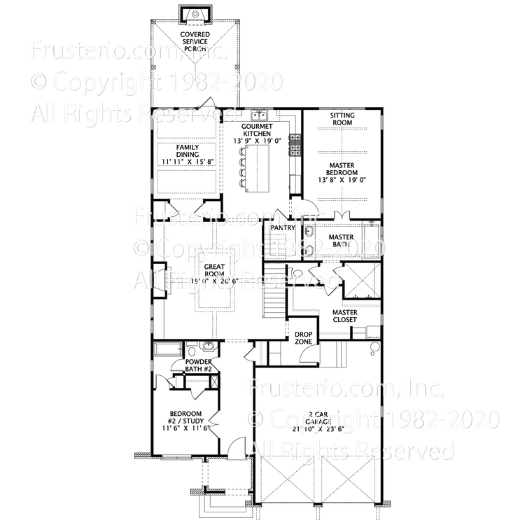 Nenna House Plan First Floor Plan