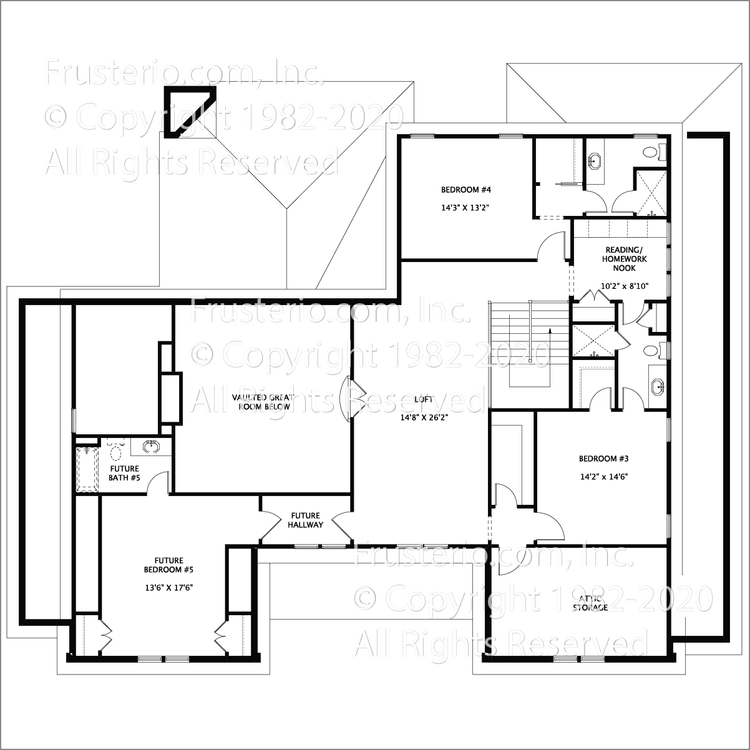 Helena House Plan 2nd Floor