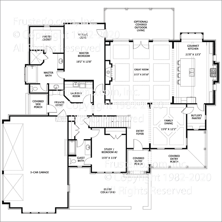 Ashton House Plan First Floor Plan