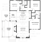 Dodson House Plan First Floor Plan