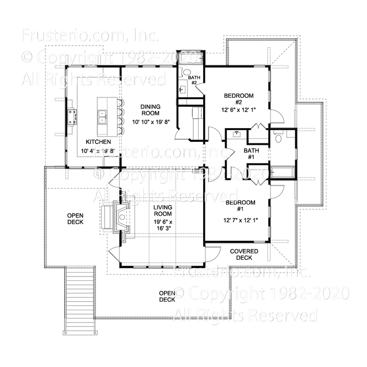 Mendota House Plan First Floor Plan