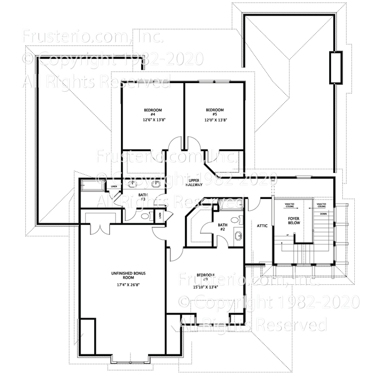 Parker House Plan 2nd Floor