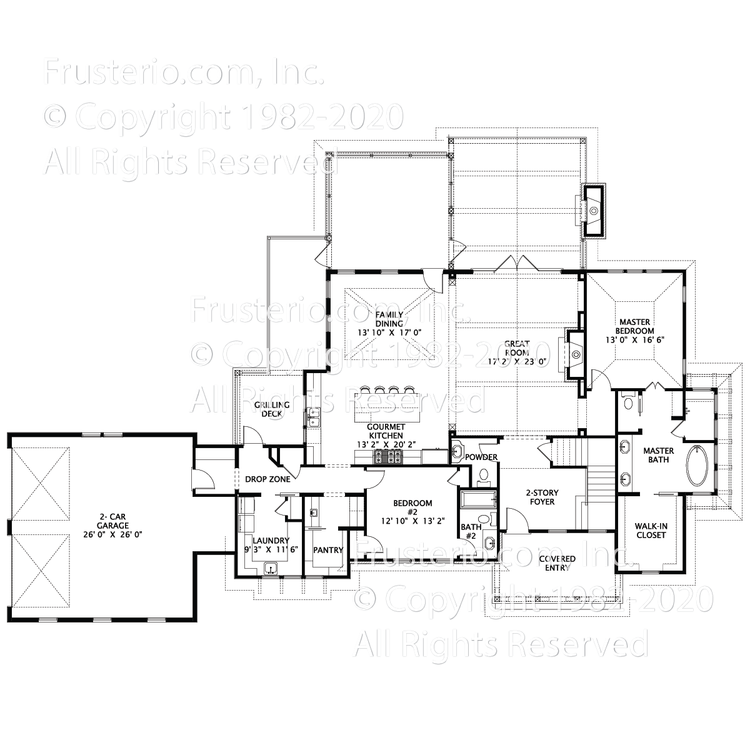 Erick House Plan First Floor Plan
