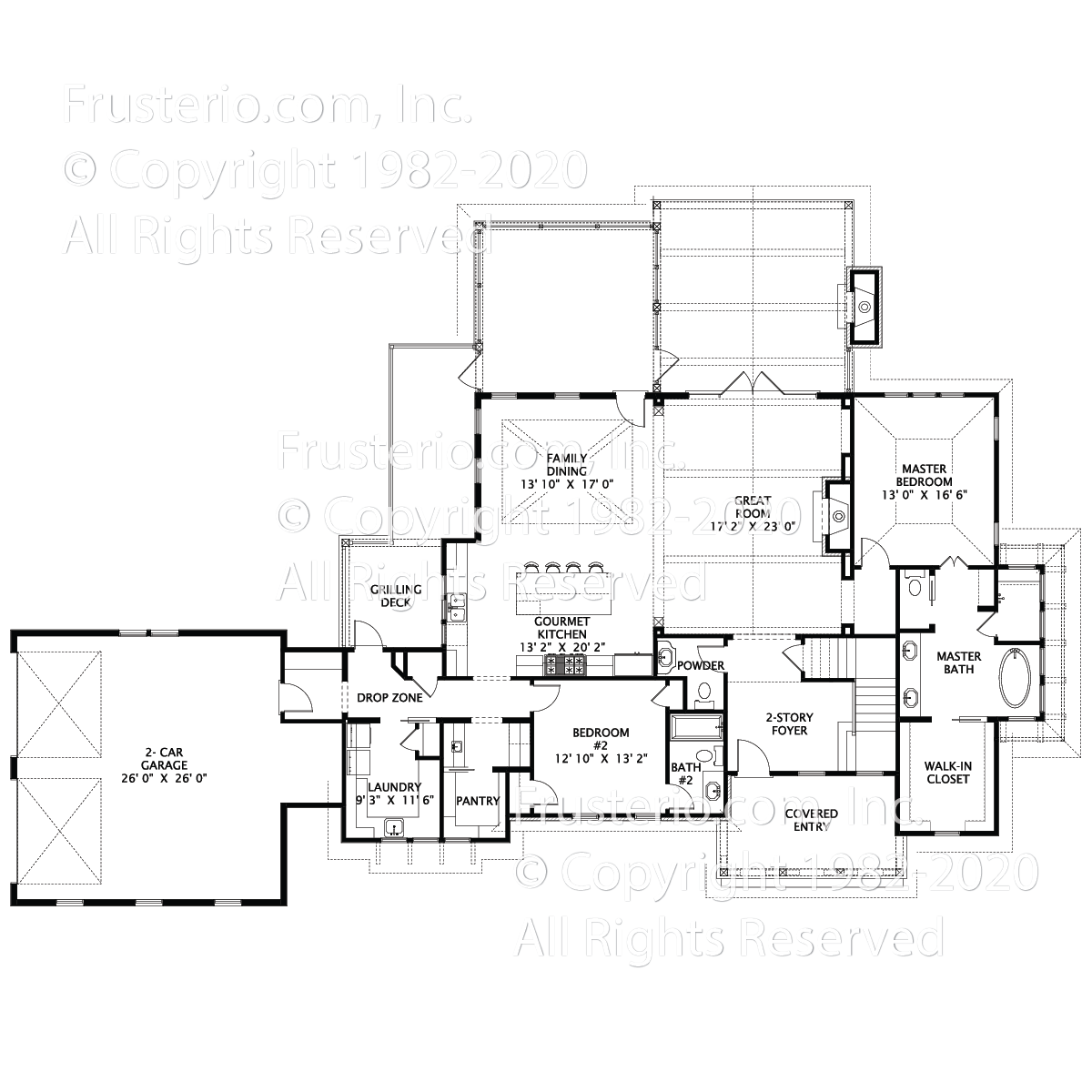 Erick House Plan First Floor Plan