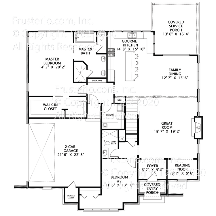 Tyson House Plan First Floor Plan