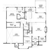 Tyson House Plan First Floor Plan