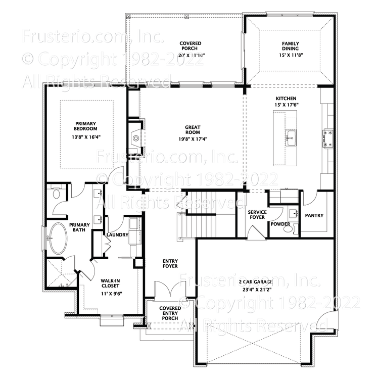 Maverick House Plan First Floor Plan