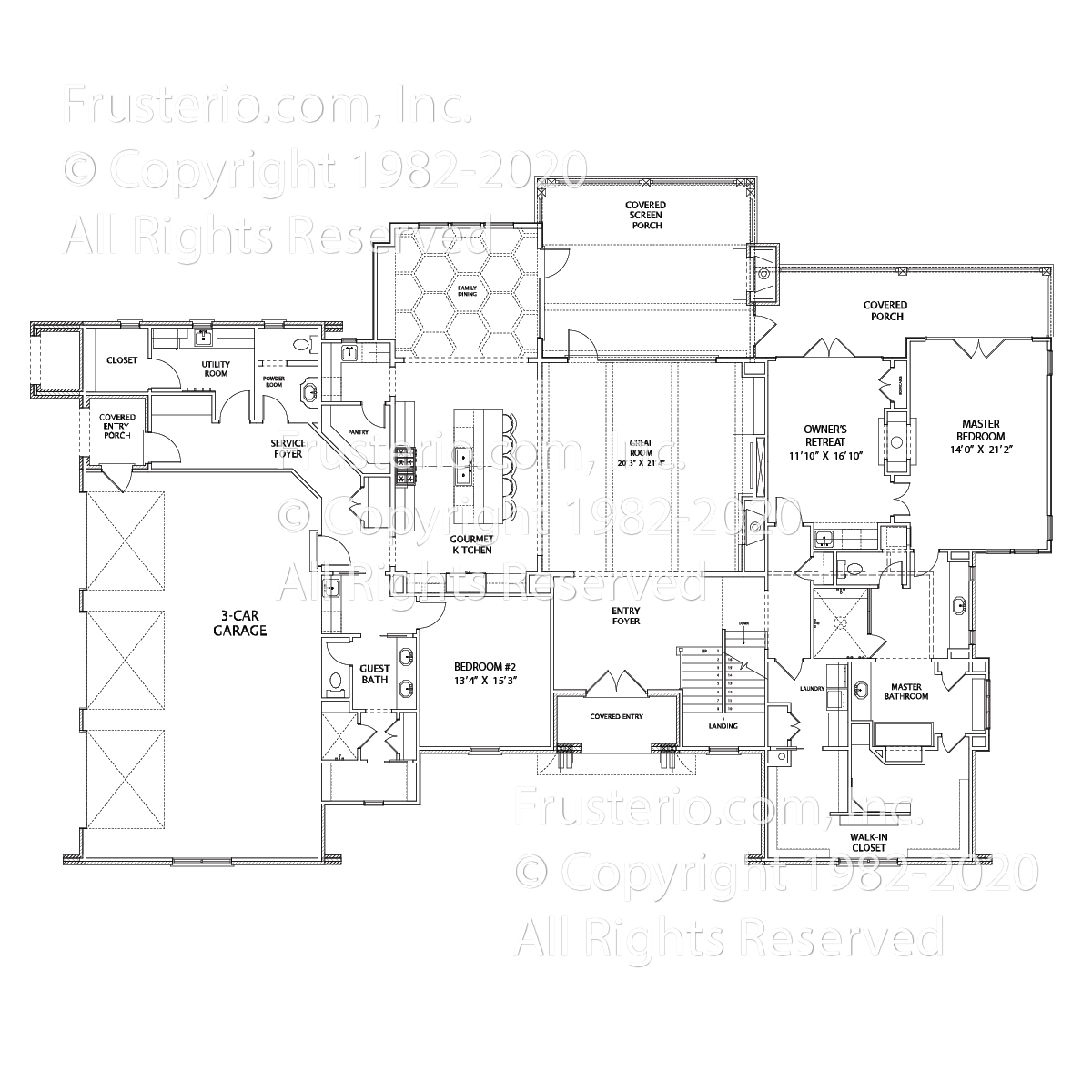 Calloway House Plan First Floor Plan