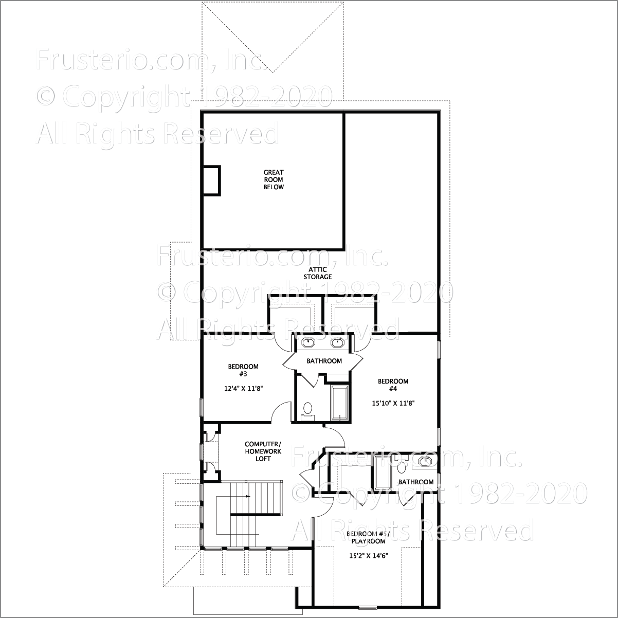 Zachary House Plan 2nd Floor