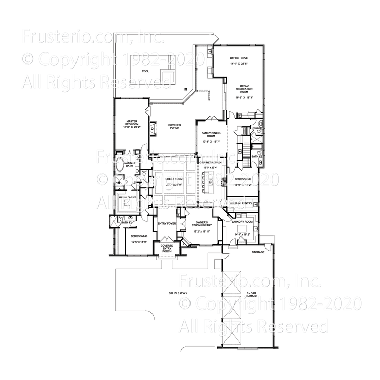 Phillips House Plan First Floor Plan