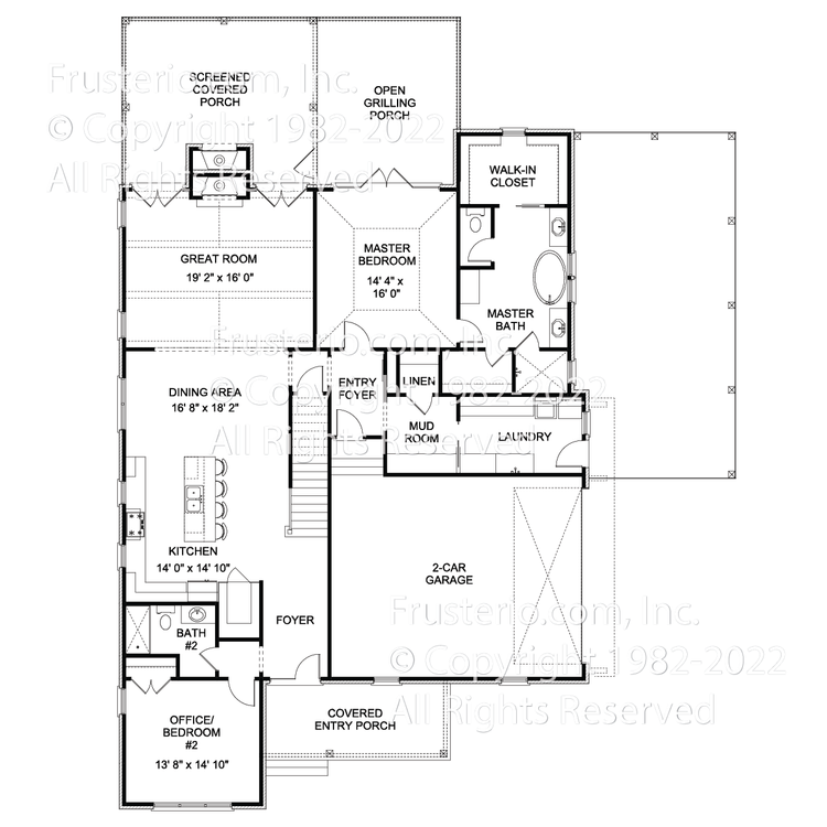 Finley House Plan First Floor Plan