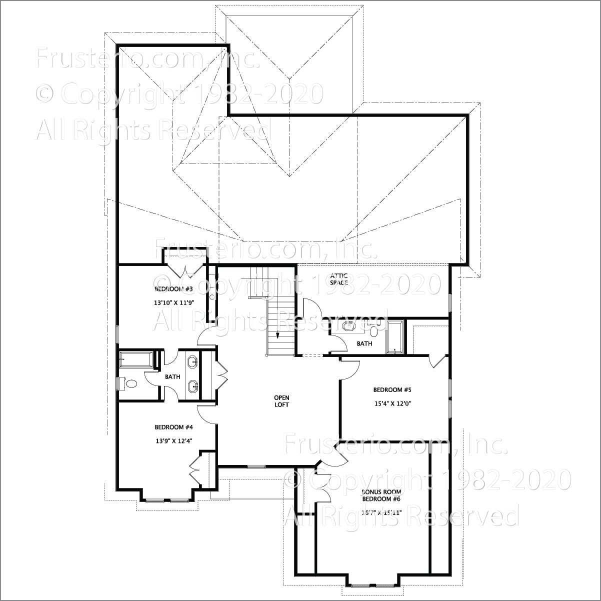 Hargrove House Plan 2nd Floor