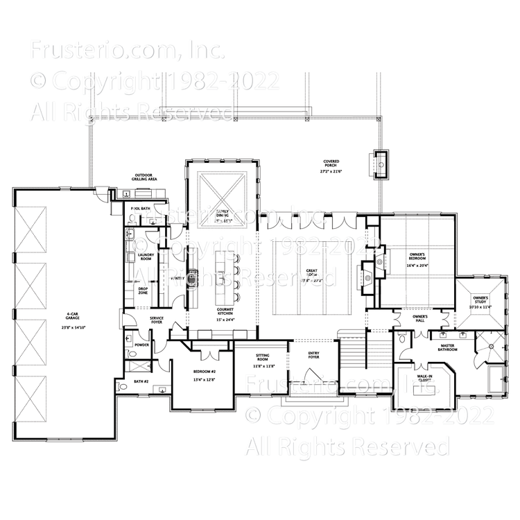 Sutphin House Plan First Floor Plan