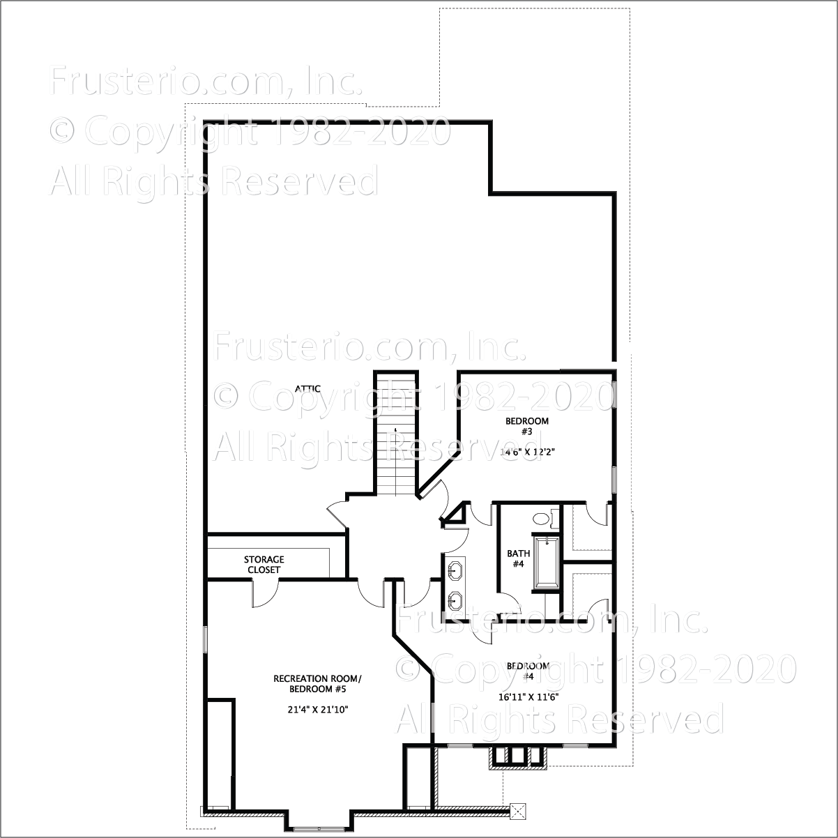 Vann House Plan 2nd Floor