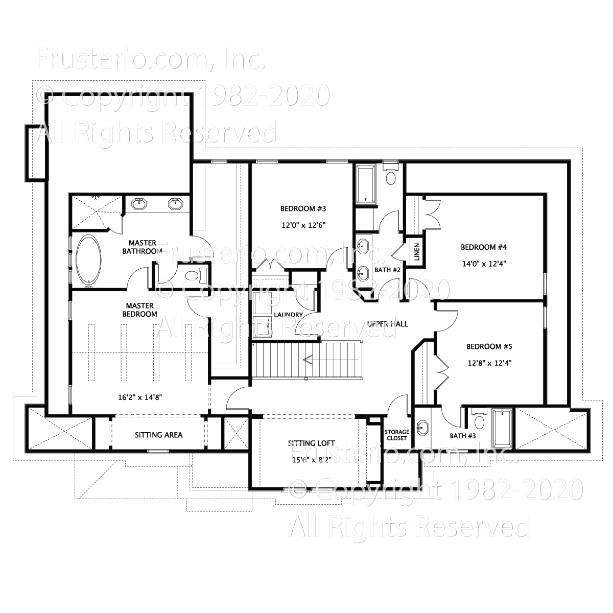 Camber House Plan 2nd Floor