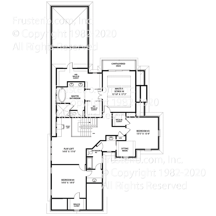 Danton House Plan 2nd Floor