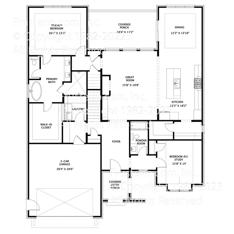 Claire House Plan First Floor Plan