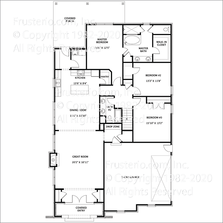 Asher House Plan First Floor Plan
