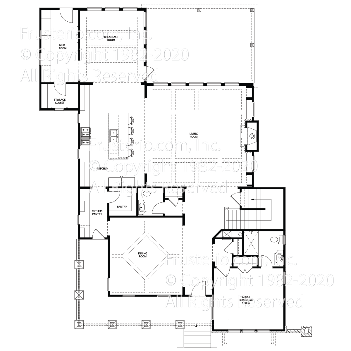 Haldor House Plan First Floor Plan
