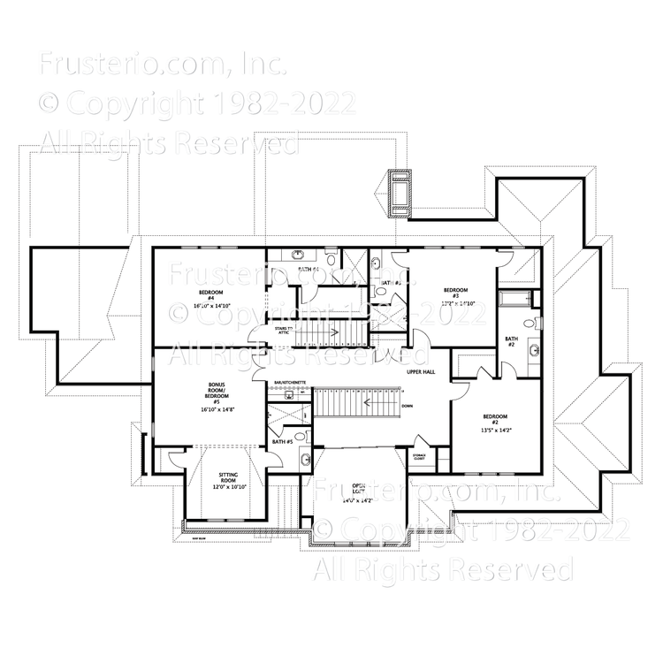 Laurel House Plan 2nd Floor