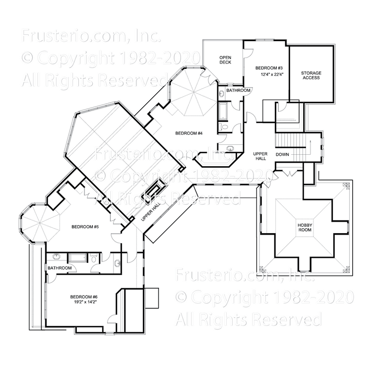 Norman House Plan 2nd Floor