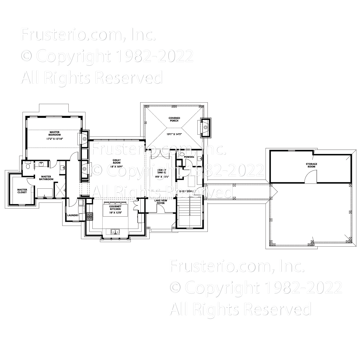 Claudia House Plan First Floor Plan
