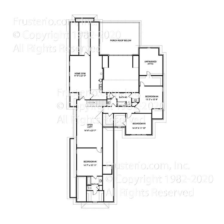 Allison House Plan 2nd Floor