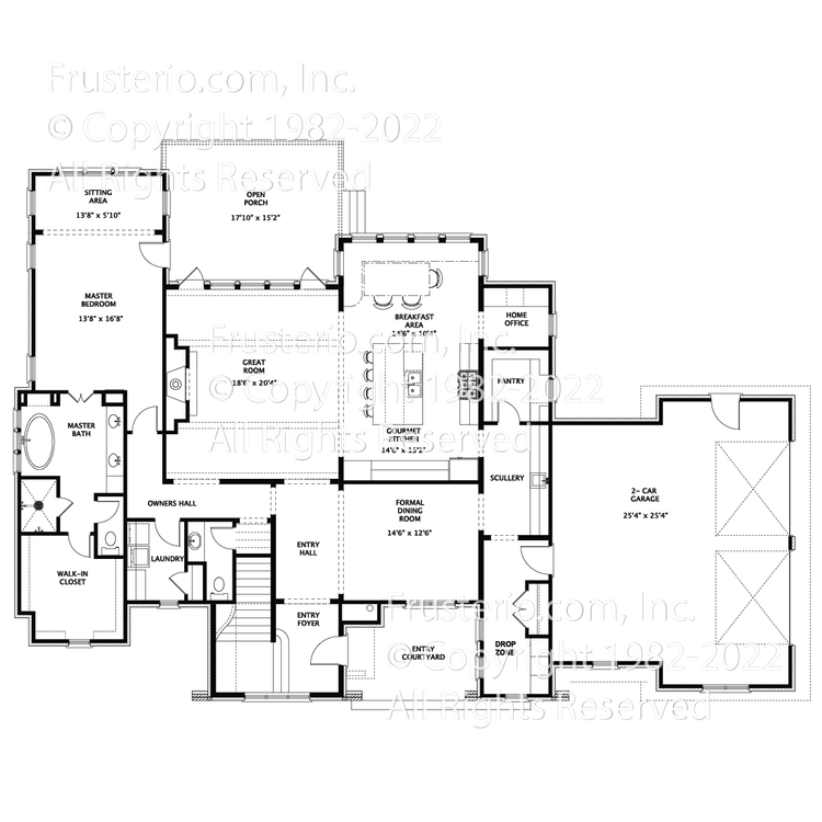 Isla House Plan First Floor Plan