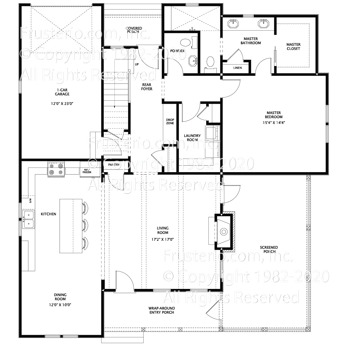 Harding House Plan First Floor Plan