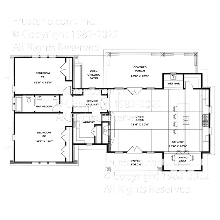 Daniel House Plan First Floor Plan
