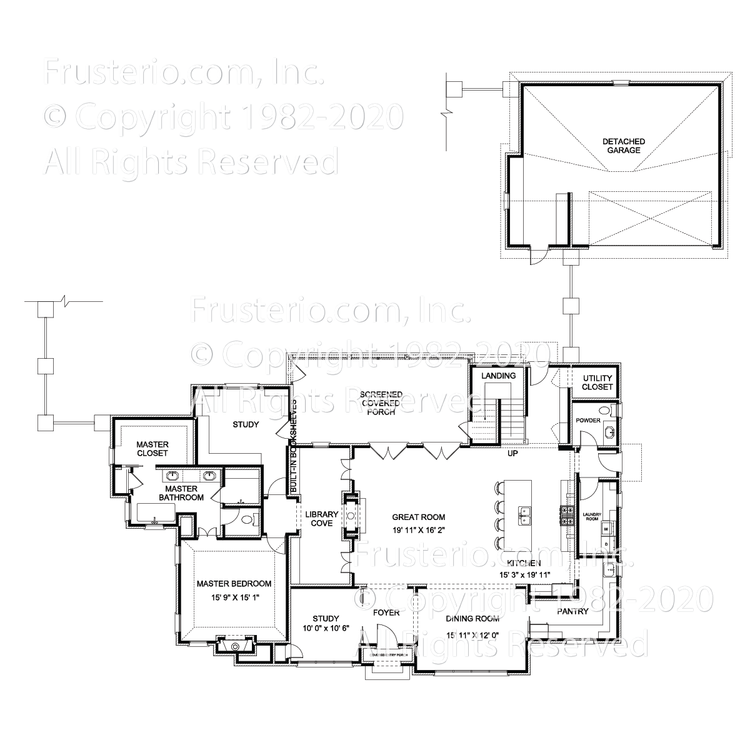 Waverly House Plan First Floor Plan