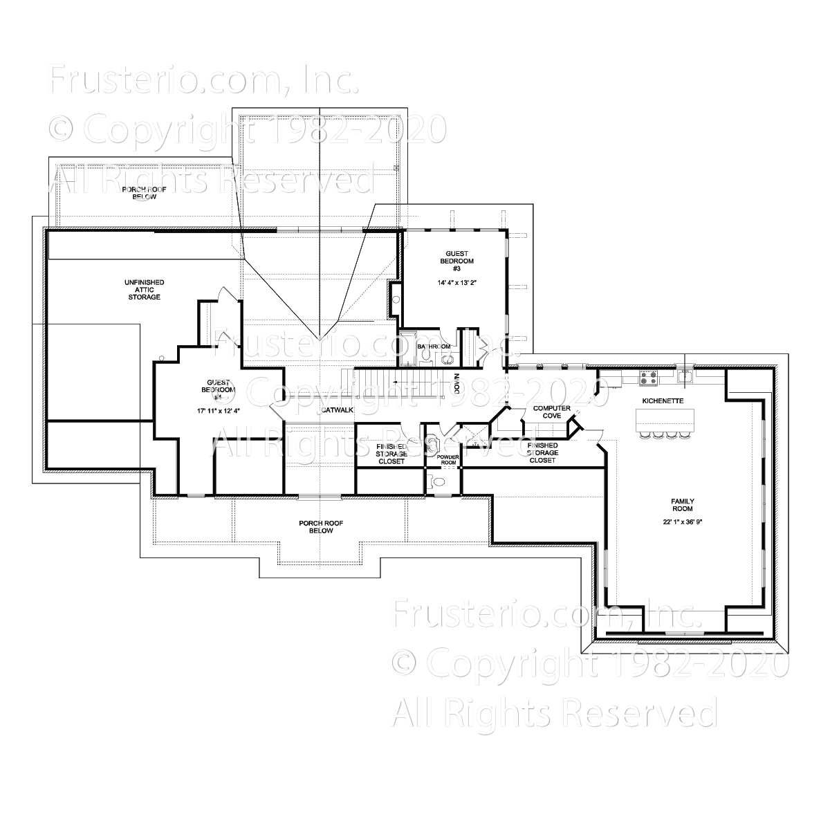 Browning House Plan 2nd Floor